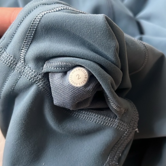 LULULEMON Wunder Train Contour Leggings Size 2 Blue - Picture 5 of 5